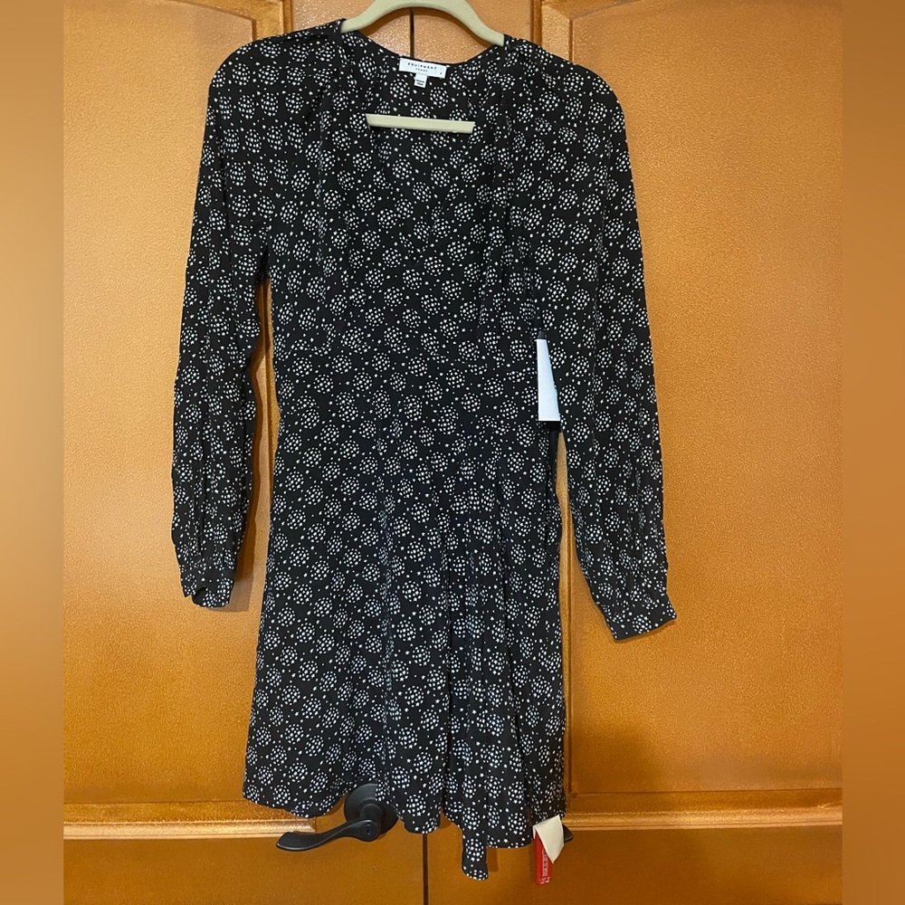 NWT Equipment Alexandria Dress in Trueblack (Size 4)